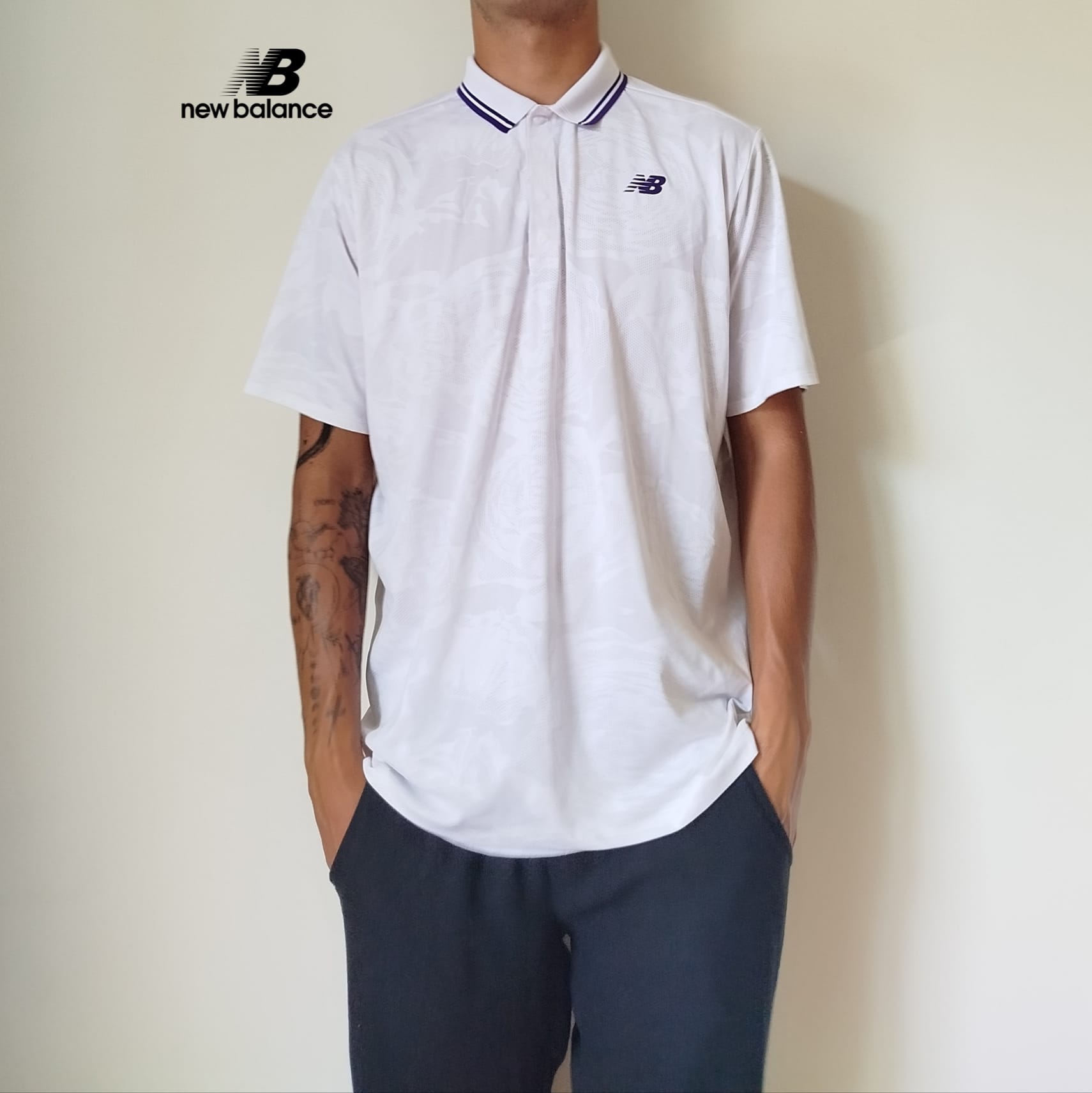Polo New Balance Taglia L - Sportiva, Traspirante