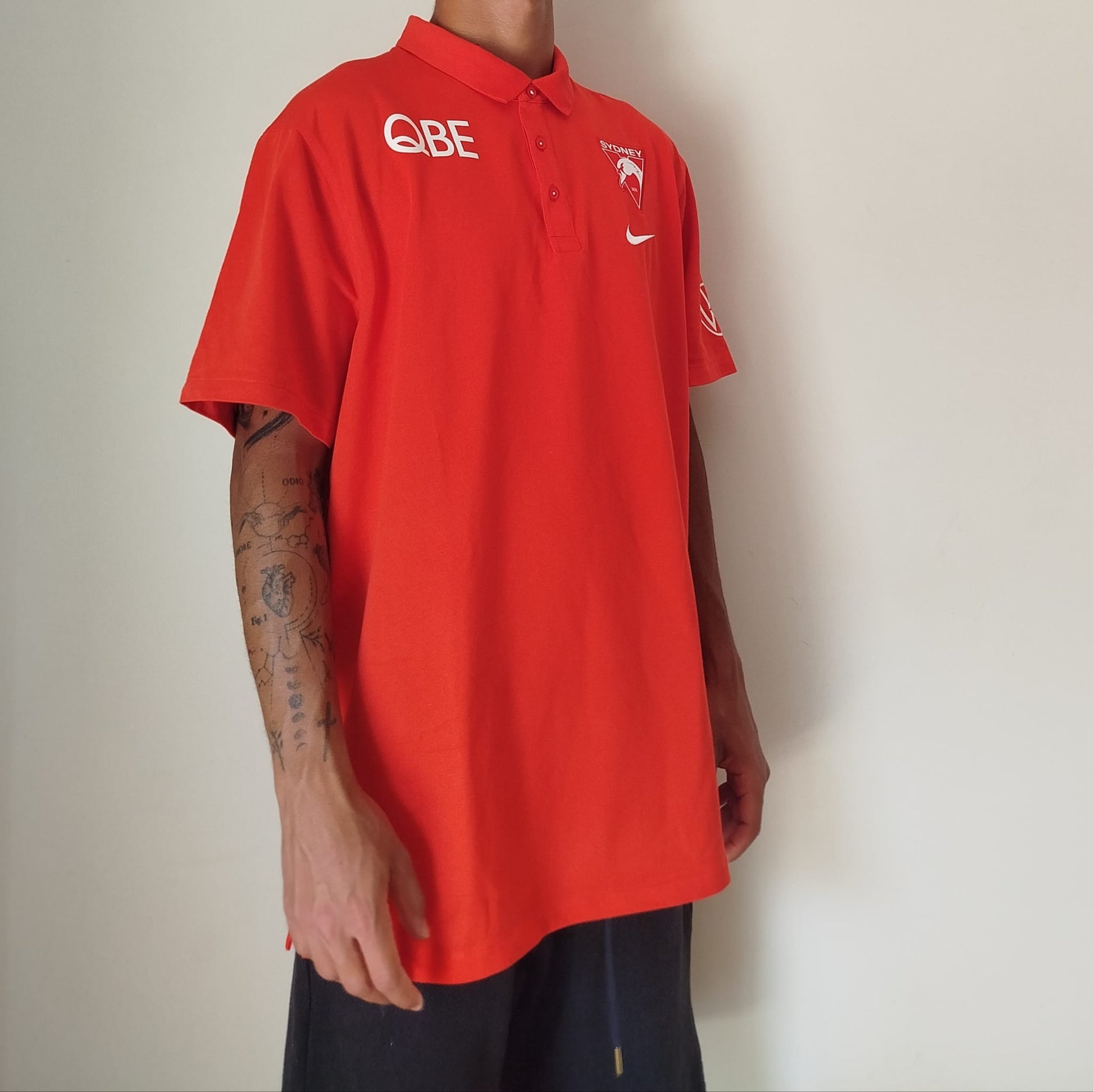 Polo Nike Sydney Swans Taglia XL da Uomo - Sportiva/Originale
