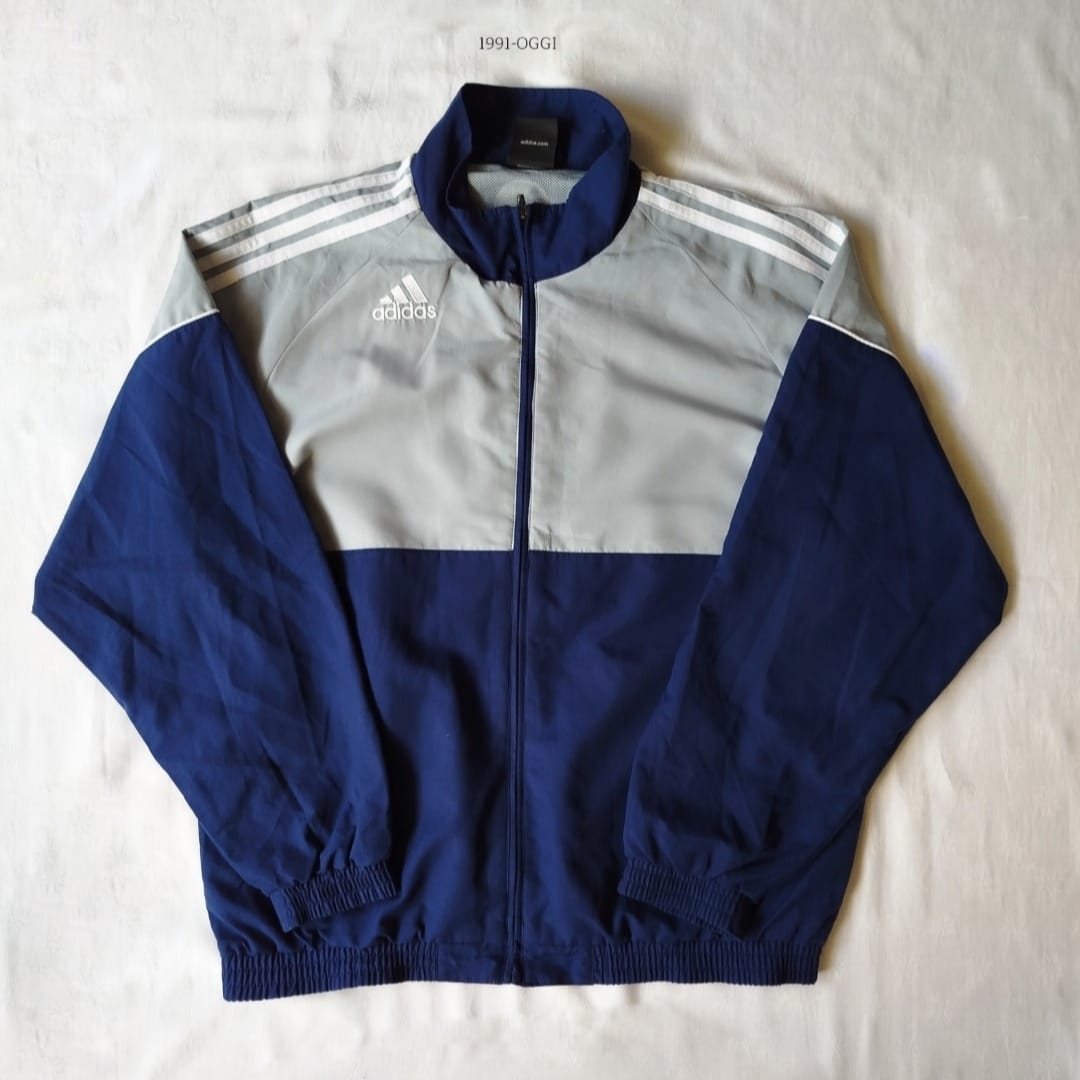 giacca a vento adidas vintage taglia L